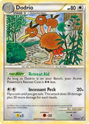Dodrio (11/90) [Undaunted] Reverse Holofoil - Rare