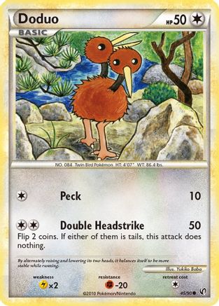 Doduo (45/90) [Undaunted] Reverse Holofoil - Common