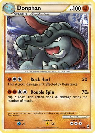 Donphan (042/95) [Call of Legends] Reverse Holofoil - Uncommon