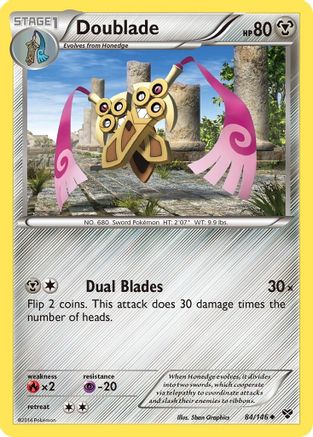 Doublade (84/146) [XY Base Set] Reverse Holofoil - Uncommon