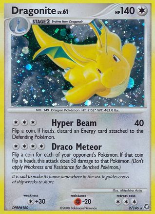Dragonite (2/146) [Legends Awakened] Reverse Holofoil - Holo Rare