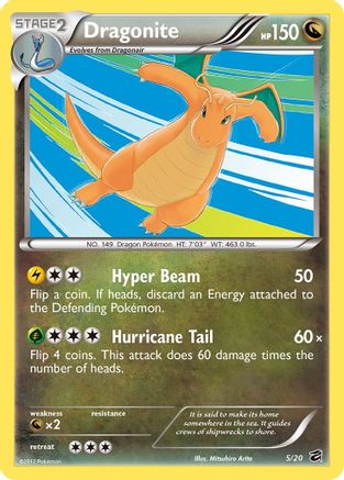 Dragonite (005/20) [Dragon Vault] Holofoil - Holo Rare