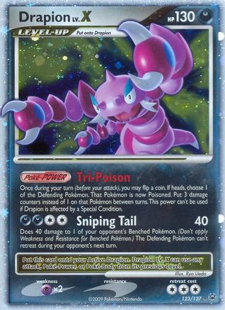 Drapion LV.X (123/127) [Platinum] Holofoil - Ultra Rare
