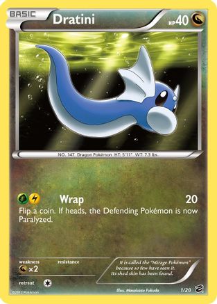 Dratini (001/20) [Dragon Vault] Holofoil - Holo Rare