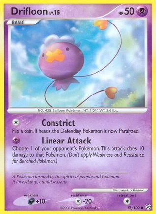 Drifloon (58/100) [Stormfront] Reverse Holofoil - Common