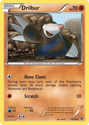 Drilbur (54/98) [Emerging Powers] - Uncommon