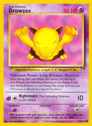 Drowzee (73/110) [Legendary Collection] Reverse Holofoil - Common