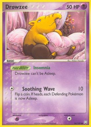Drowzee (054/109) [Team Rocket Returns] Reverse Holofoil - Common
