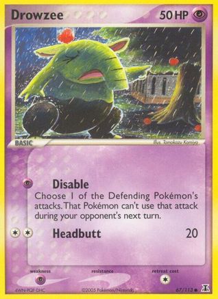 Drowzee (067/113) [Delta Species] Reverse Holofoil - Common