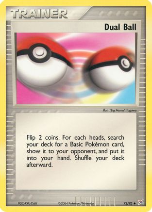 Dual Ball (72/95) [Team Magma vs Team Aqua] Reverse Holofoil - Uncommon