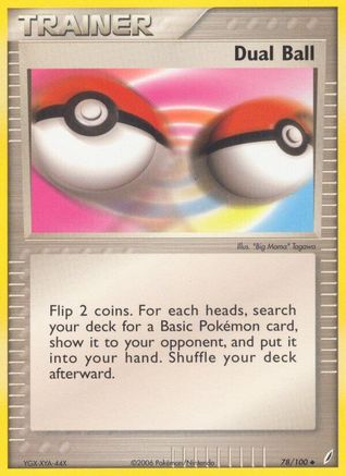 Dual Ball (78/100) [Crystal Guardians] Reverse Holofoil - Uncommon
