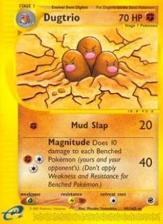 Dugtrio (44/165) [Expedition] Reverse Holofoil - Rare