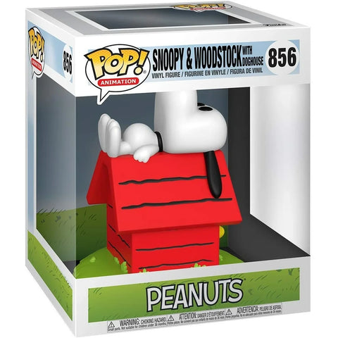 Snoopy & Woodstock With Doghouse - Peanuts #856