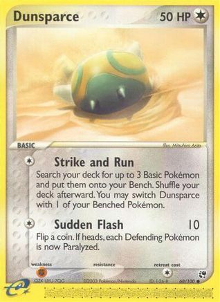 Dunsparce (060/100) [Sandstorm] Reverse Holofoil - Common