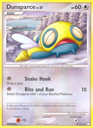 Dunsparce (47/123) [Mysterious Treasures] - Uncommon