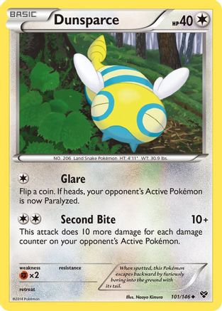 Dunsparce (101/146) [XY Base Set] - Uncommon