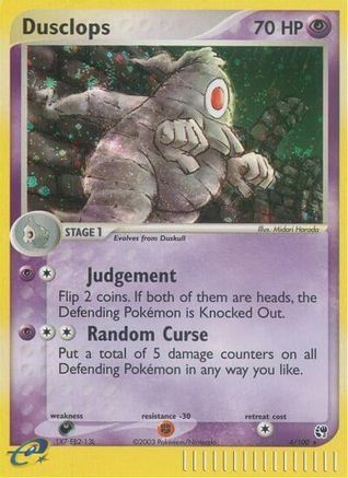 Dusclops (4/100) [Sandstorm] Reverse Holofoil - Holo Rare