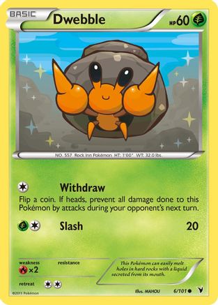 Dwebble (6/101) [Noble Victories] - Common