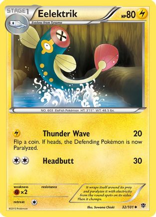 Eelektrik (32/101) [Plasma Blast] Reverse Holofoil - Uncommon