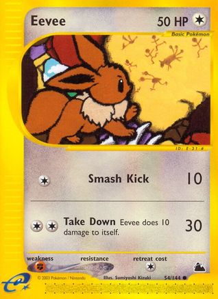 Eevee (054/144) [Skyridge] - Common