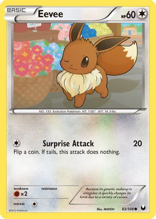Eevee (083/108) [Dark Explorers] Reverse Holofoil - Common