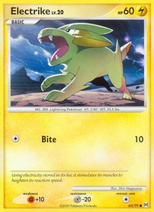 Electrike (063/99) [Arceus] - Common
