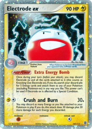 Electrode ex (107/112) [FireRed & LeafGreen] Holofoil - Ultra Rare