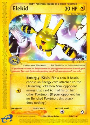Elekid (9/147) [Aquapolis] - Rare