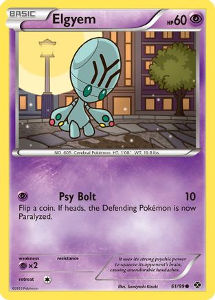 Elgyem (61/99) [Next Destinies] Reverse Holofoil - Common
