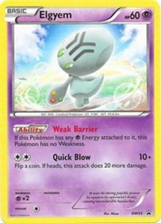 Elgyem - BW55 (BW55/101) [Black and White Promos] - Promo