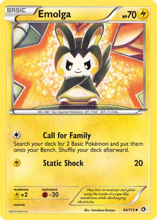 Emolga (049/113) [Legendary Treasures] - Uncommon