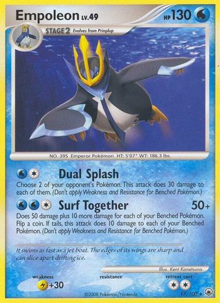 Empoleon (17/100) [Majestic Dawn] Reverse Holofoil - Rare