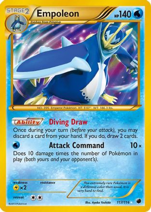 Empoleon (117 Secret Rare) (117/116) [Plasma Freeze] Holofoil - Secret Rare