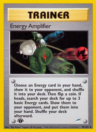 Energy Amplifier (098/105) [Neo Destiny] 1st Edition - Uncommon