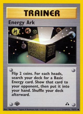 Energy Ark (075/75) [Neo Discovery] 1st Edition - Common