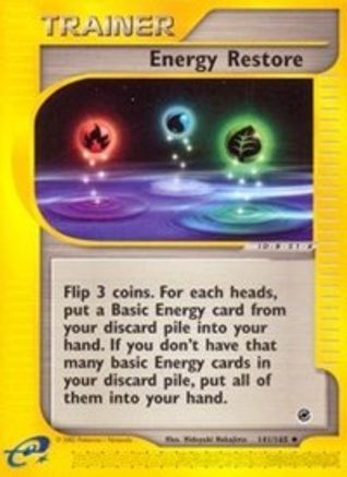 Energy Restore (141/165) [Expedition] Reverse Holofoil - Uncommon