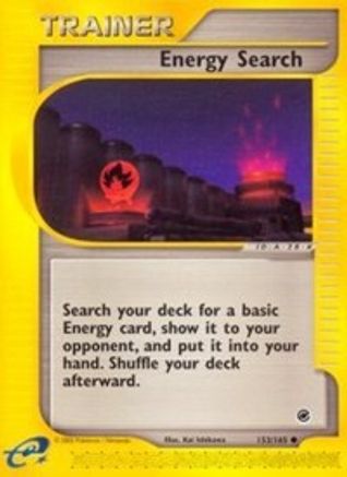 Energy Search (153/165) [Expedition] Reverse Holofoil - Common