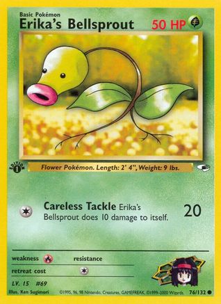 Erika's Bellsprout (076/132) [Gym Heroes] 1st Edition - Common