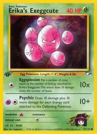Erika's Exeggcute (077/132) [Gym Heroes] 1st Edition - Common