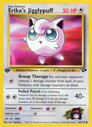 Erika's Jigglypuff (069/132) [Gym Challenge] 1st Edition - Common