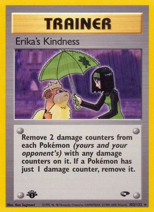 Erika's Kindness (103/132) [Gym Challenge] 1st Edition - Rare