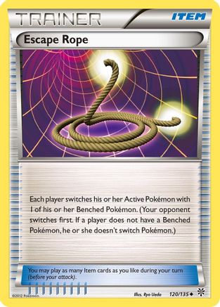 Escape Rope (120/135) [Plasma Storm] Reverse Holofoil - Uncommon