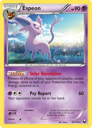 Espeon (48/108) [Dark Explorers] Reverse Holofoil - Rare