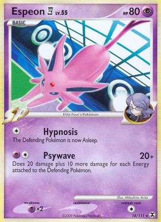 Espeon E4 (18/111) [Rising Rivals] Reverse Holofoil - Rare