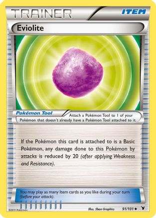 Eviolite (91/101) [Noble Victories] Reverse Holofoil - Uncommon