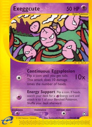 Exeggcute (77/147) [Aquapolis] - Common