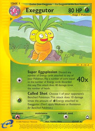 Exeggutor (12/147) [Aquapolis] - Rare