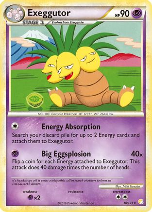 Exeggutor (018/123) [HeartGold SoulSilver] - Rare
