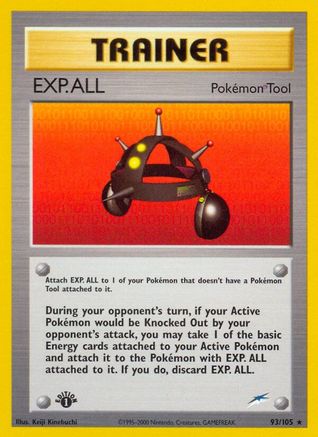 EXP.ALL (93/105) [Neo Destiny] 1st Edition - Rare