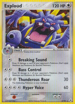 Exploud (6/101) [Hidden Legends] Holofoil - Holo Rare